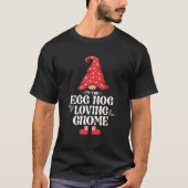 The Egg Nog Love Gnome Family Matching Group T-Shirt (Vorderseite)