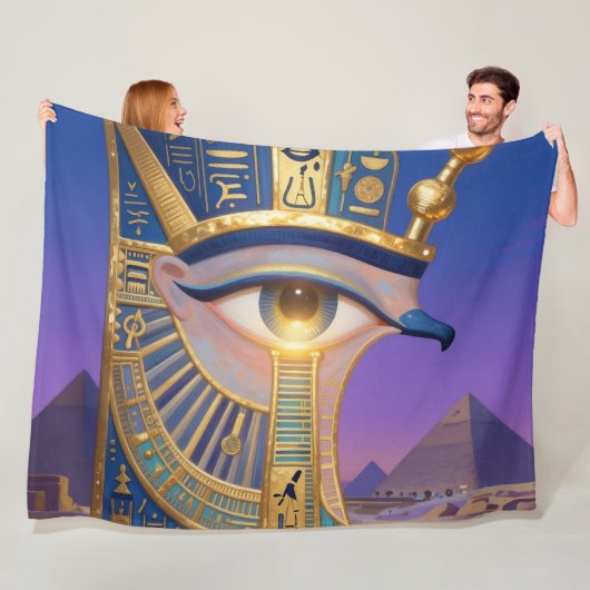 The Egyptian Eye´2 Fleecedecke (Beispiel)