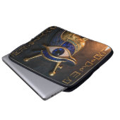 The Egyptian Eye´2 Laptopschutzhülle (Vorne Knopf)