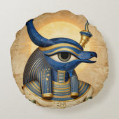 The Egyptian Eye´4 Rundes Kissen (Rückseite)