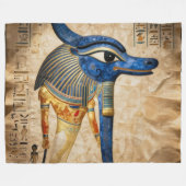 The Egyptian Eye´5 Fleecedecke (Vorderseite (Horizontal))