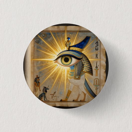 The Egyptian Eye´6 Button (Vorderseite)