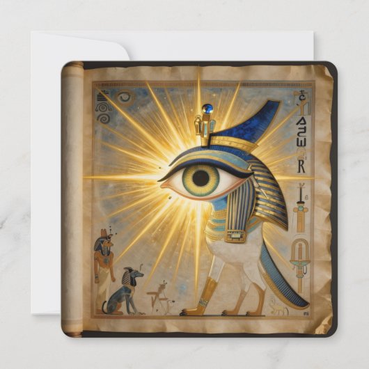 The Egyptian Eye´6 Feiertagskarte (Vorderseite)