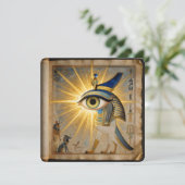 The Egyptian Eye´6 Feiertagskarte (Stehend Vorderseite)