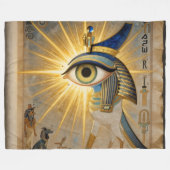 The Egyptian Eye´6 Fleecedecke (Vorderseite (Horizontal))
