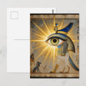The Egyptian Eye´6 Postkarte (Vorne/Hinten)