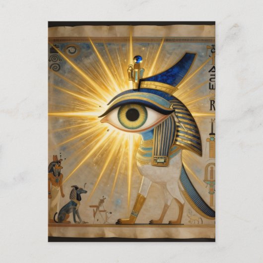 The Egyptian Eye´6 Postkarte (Vorderseite)