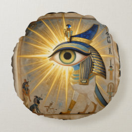 The Egyptian Eye´6 Rundes Kissen