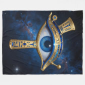 The Egyptian Eye´7 Fleecedecke (Vorderseite (Horizontal))