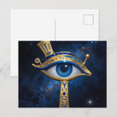 The Egyptian Eye´7 Postkarte (Vorne/Hinten)