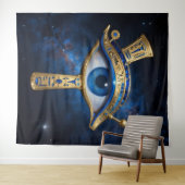 The Egyptian Eye´7 Wandteppich (Beispiel (Horizontal))