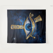 The Egyptian Eye´7 Wandteppich (Vorderseite (Horizontal))