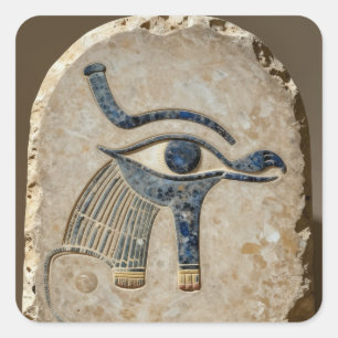 The Egyptian Eye´8 Quadratischer Aufkleber