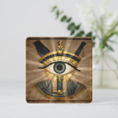The Egyptian Eye´9 Feiertagskarte (Stehend Vorderseite)