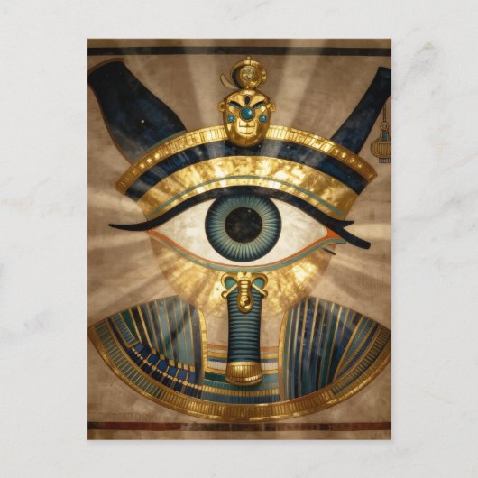 The Egyptian Eye´9 Feiertagspostkarte (Vorderseite)