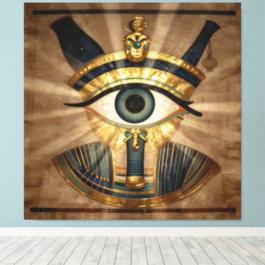 The Egyptian Eye´9 Leinwanddruck (Insitu (Holzboden))