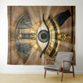 The Egyptian Eye´9 Wandteppich (Beispiel (Horizontal))