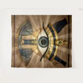 The Egyptian Eye´9 Wandteppich (Vorderseite (Horizontal))