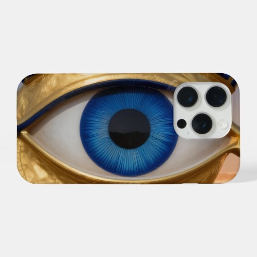 The Egyptian Eye iPhone Hülle (Rückseite (Horizontal))