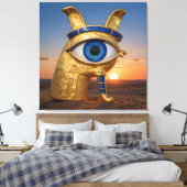 The Egyptian Eye  Leinwanddruck (Insitu (Schlafzimmer))