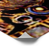 The Egyptian Eye of Horus Poster (Ecke)