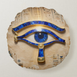 The Egyptian Eye Rundes Kissen