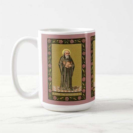 The Ehrable Bede Preaching (P 008) Kaffeetasse (Links)