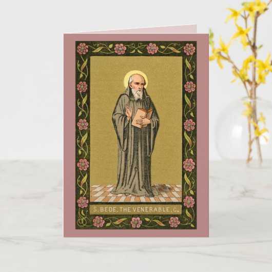 The Ehrable Bede Preaching (P 008) Karte (Gelbe Blume)