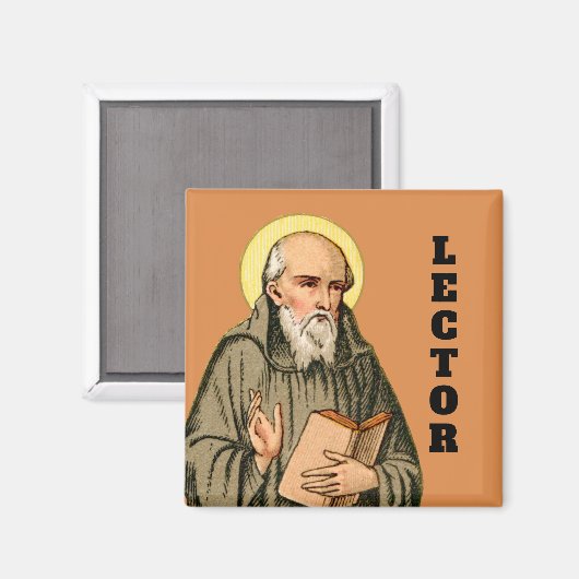 The Ehrable Bede Preaching (P 008) Magnet (Vorderseite/Rückseite)