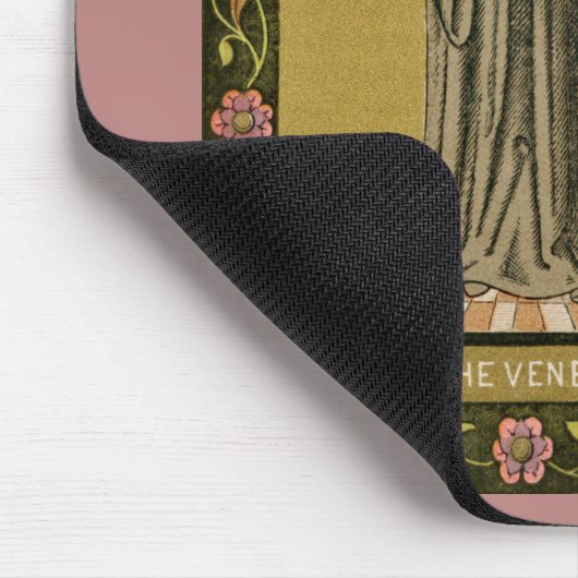 The Ehrable Bede Preaching (P 008) Mousepad (Ecke)