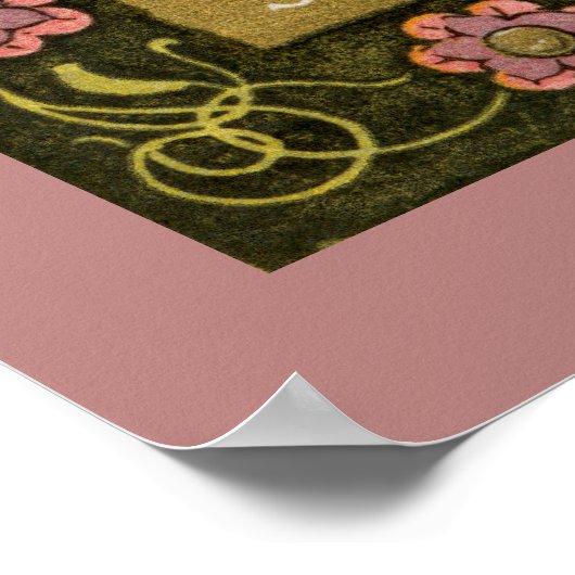 The Ehrable Bede Preaching (P 008) Poster (Ecke)