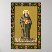 The Ehrable Bede Preaching (P 008) Poster (Vorne)