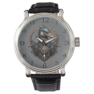 "The Eiserne Beak: A Steampunk Ibis" Armbanduhr