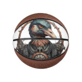 "The Eiserne Beak: A Steampunk Ibis" Mini Basketball (Vorderseite)