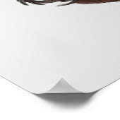 "The Eiserne Beak: A Steampunk Ibis" Poster (Ecke)