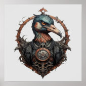 "The Eiserne Beak: A Steampunk Ibis" Poster (Vorne)