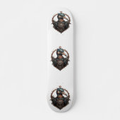 "The Eiserne Beak: A Steampunk Ibis" Skateboard (Vorne)