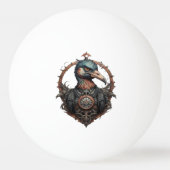 "The Eiserne Beak: A Steampunk Ibis" Tischtennisball (Vorderseite)