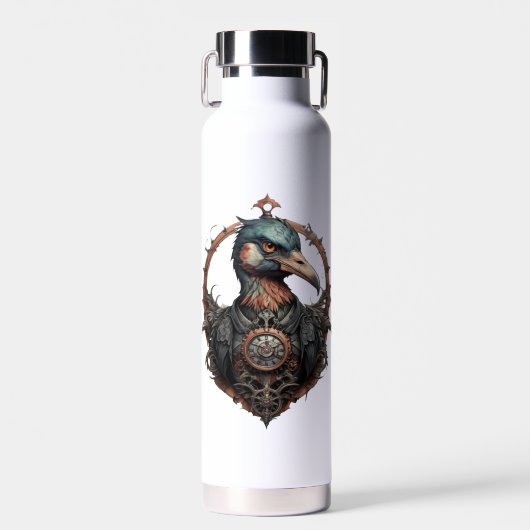"The Eiserne Beak: A Steampunk Ibis" Trinkflasche (Vorne)