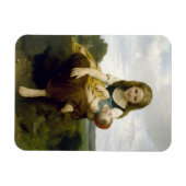 The Elder Sister von William-Adolphe Bouguereau Magnet (Horizontal)