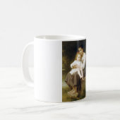 The Elder Sister (von William Bouguereau) Kaffeetasse (Vorderseite Links)