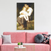 The Elder Sister (von William Bouguereau) Leinwanddruck (Insitu (Wohnzimmer))