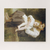 The Elder Sister (von William Bouguereau) Puzzle (Horizontal)