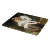 The Elder Sister (von William Bouguereau) Schneidebrett (Ecke)