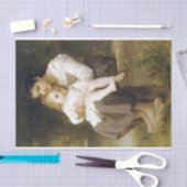 The Elder Sister (von William Bouguereau) Seidenpapier (Handwerk)