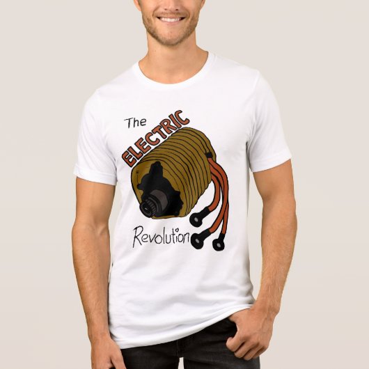The Electric Revolution Tri-Blend Shirt (Vorderseite)
