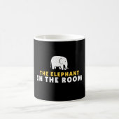 The Elefant in the room Mug Kaffeetasse (Mittel)