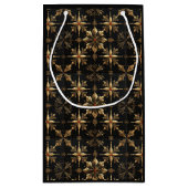 The Elegant Christmas - Black Kleine Geschenktüte (Rückseite)