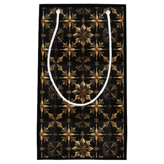 The Elegant Christmas - Black Kleine Geschenktüte (Vorderseite)