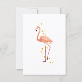 The elegant flamingo einladung
